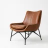 Sillón Piel Cognac